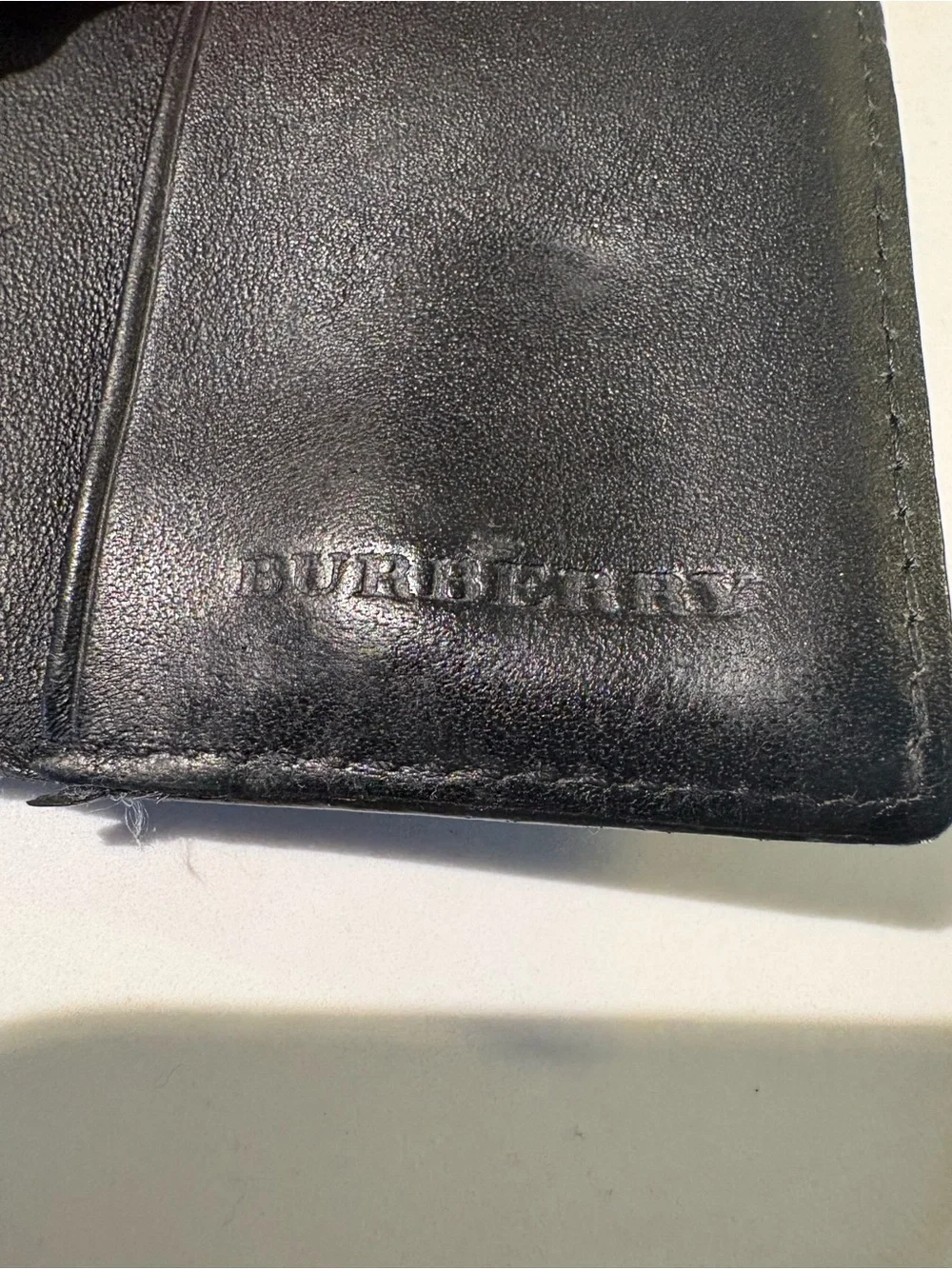 Authentic Burberry Nova Check 6 Hook Key Case Black Leather Key Holder Wallet